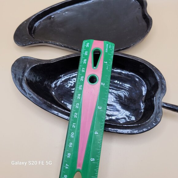 Lacquer Russian Trinket Box Hand Painted Flowers Blue Yellow Pink - Vintage - Picture 5 of 8